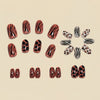 12 Sizes-24 Pcs Press On Nails Y1556