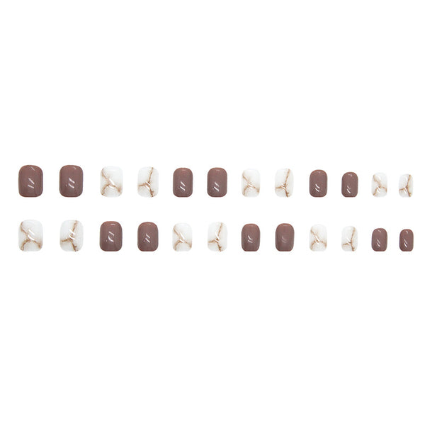 12 Sizes-24 Pcs Press On Nails R645