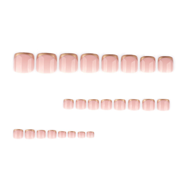 12 Sizes-24 Pcs Press On Nails JP4249