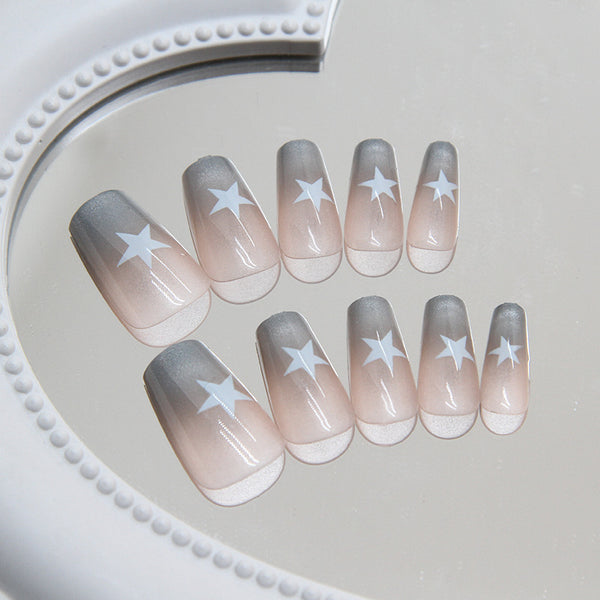 12 Sizes-24 Pcs Press On Nails MY042