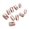 12 Sizes-24 Pcs Press On Nails SP131