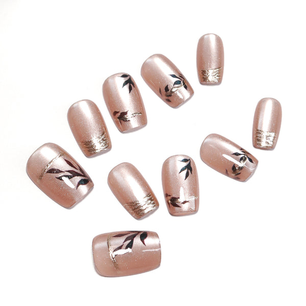 12 Sizes-24 Pcs Press On Nails SP131