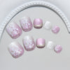 12 Sizes-24 Pcs Press On Nails F199