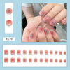 12 Sizes-24 Pcs Press On Nails R521