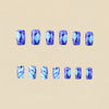 12 Sizes-24 Pcs Press On Nails Y1555