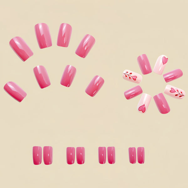 12 Sizes-24 Pcs Press On Nails Y508
