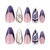12 Sizes-24 Pcs Press On Nails JP3515