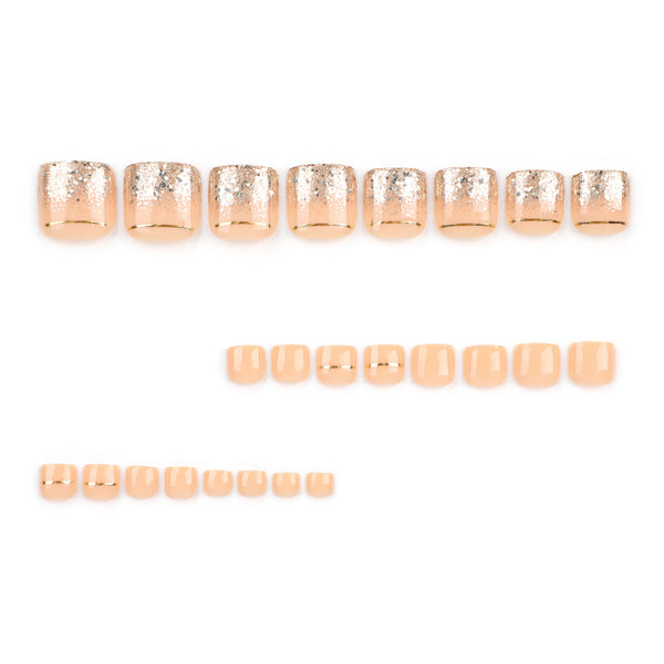 12 Sizes-24 Pcs Press On Nails JP3215