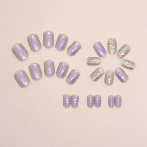 12 Sizes-24 Pcs Press On Nails W1234