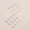 12 Sizes-24 Pcs Press On Nails W790
