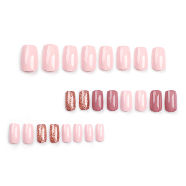 12 Sizes-24 Pcs Press On Nails JP2856