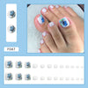 12 Sizes-24 Pcs Press On Nails F047