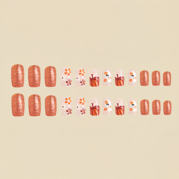12 Sizes-24 Pcs Press On Nails Y225