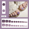 12 Sizes-24 Pcs Press On Nails F156