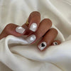 12 Sizes-24 Pcs Press On Nails W1436