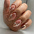 Almond French Medium Pink Press on Nails