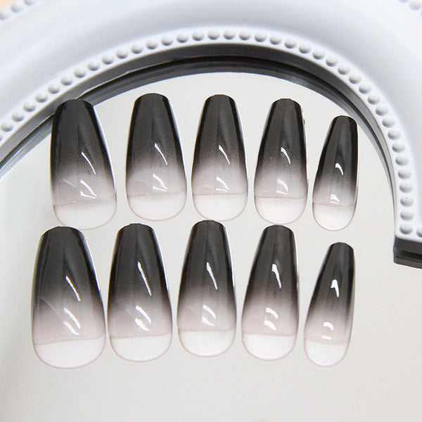 12 Sizes-24 Pcs Press On Nails R906