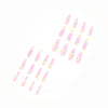 12 Sizes-24 Pcs Press On Nails JP1150
