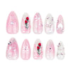 12 Sizes-24 Pcs Press On Nails JP3404