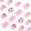 12 Sizes-24 Pcs Press On Nails JP3659