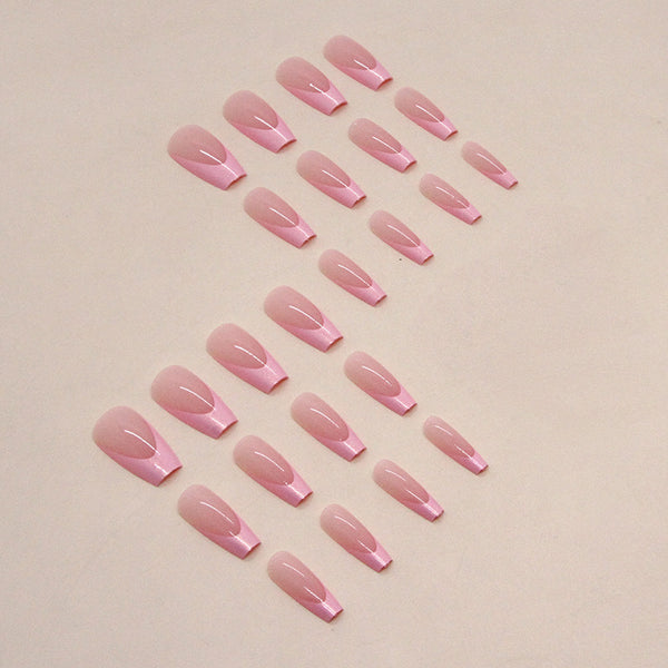 12 Sizes-24 Pcs Press On Nails W858