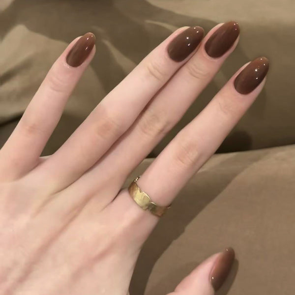 12 Sizes-24 Pcs Press On Nails CF058