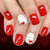 12 Sizes-24 Pcs Press On Nails C1462