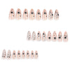 12 Sizes-24 Pcs Press On Nails JP3748