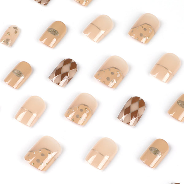 12 Sizes-24 Pcs Press On Nails JP2126