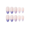 12 Sizes-24 Pcs Press On Nails JP1561