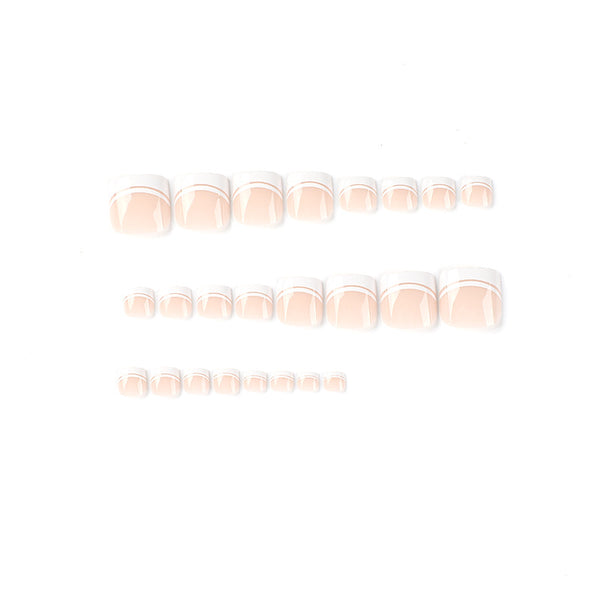 12 Sizes-24 Pcs Press On Nails JP2470