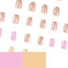 12 Sizes-24 Pcs Press On Nails JP2538