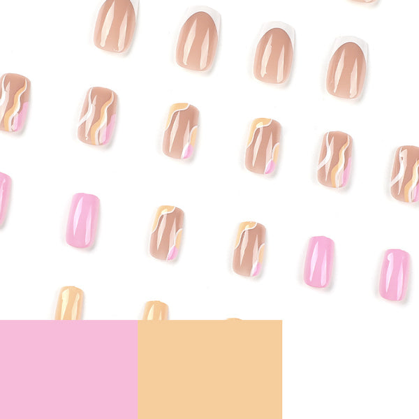 12 Sizes-24 Pcs Press On Nails JP2538