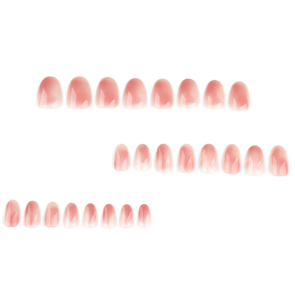12 Sizes-24 Pcs Press On Nails JP4138