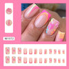 12 Sizes-24 Pcs Press On Nails W1072