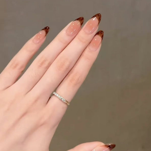 12 Sizes-24 Pcs Press On Nails R887