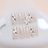 12 Sizes-24 Pcs Press On Nails Z852