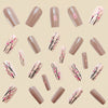 12 Sizes-24 Pcs Press On Nails Y556-1