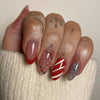 12 Sizes-24 Pcs Press On Nails JP3454