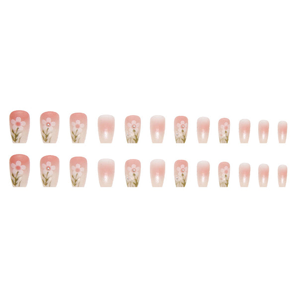 12 Sizes-24 Pcs Press On Nails Z572