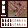 12 Sizes-24 Pcs Press On Nails W1977