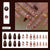 12 Sizes-24 Pcs Press On Nails W1977