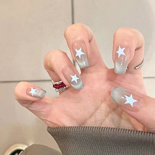 12 Sizes-24 Pcs Press On Nails MY042