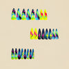 12 Sizes-24 Pcs Press On Nails Y557