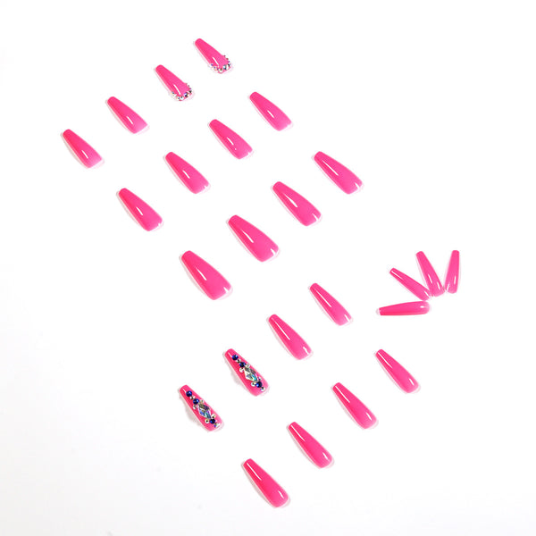 12 Sizes-24 Pcs Press On Nails JP1301