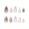 12 Sizes-24 Pcs Press On Nails JP3334