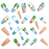 12 Sizes-24 Pcs Press On Nails Y1035
