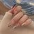 12 Sizes-24 Pcs Press On Nails R613