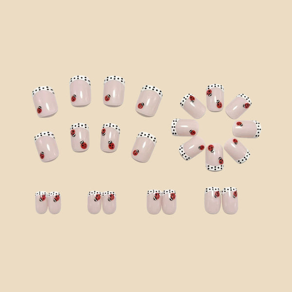 12 Sizes-24 Pcs Press On Nails Y2019
