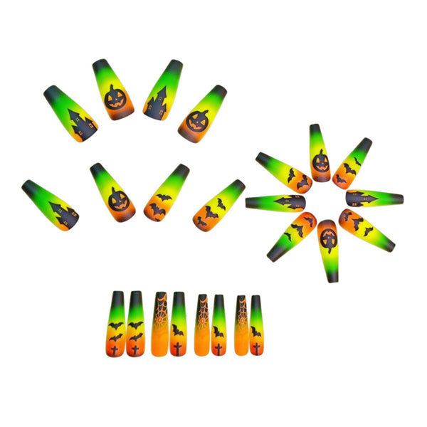 12 Sizes-24 Pcs Press On Nails y2051-24